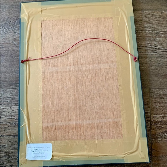 Vintage Needlepoint Artwork By May C. 12/17” - Picture 4 of 9